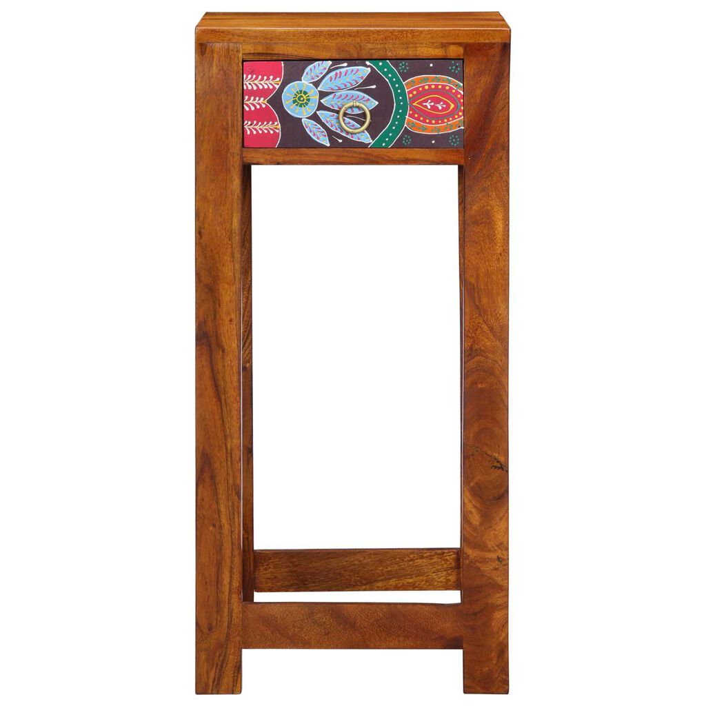 vidaXL Telefontisch 35x35x75 cm Massivholz Akazie