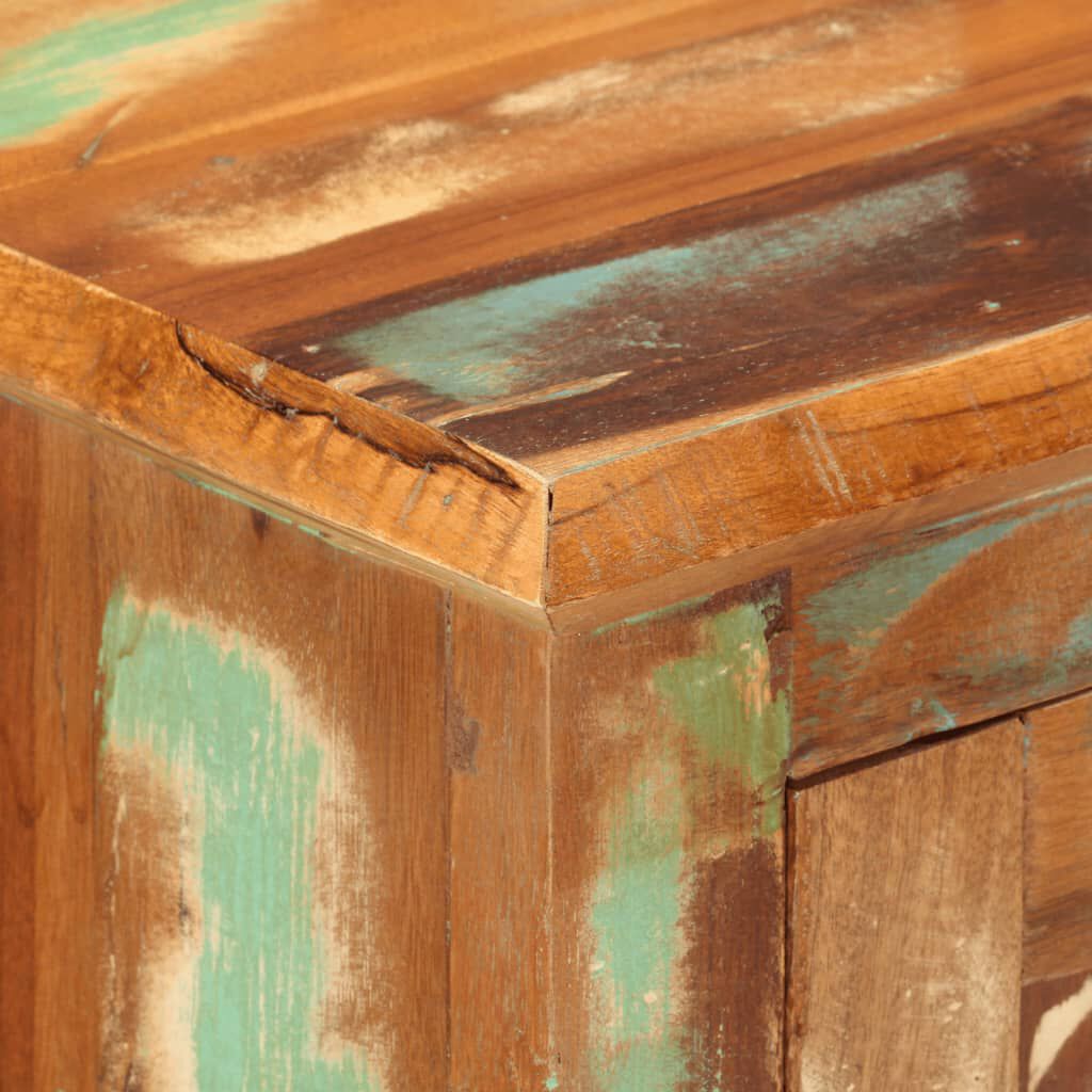 vidaXL Sideboard mit 2 Türen 55x30x70 cm Altholz Massiv