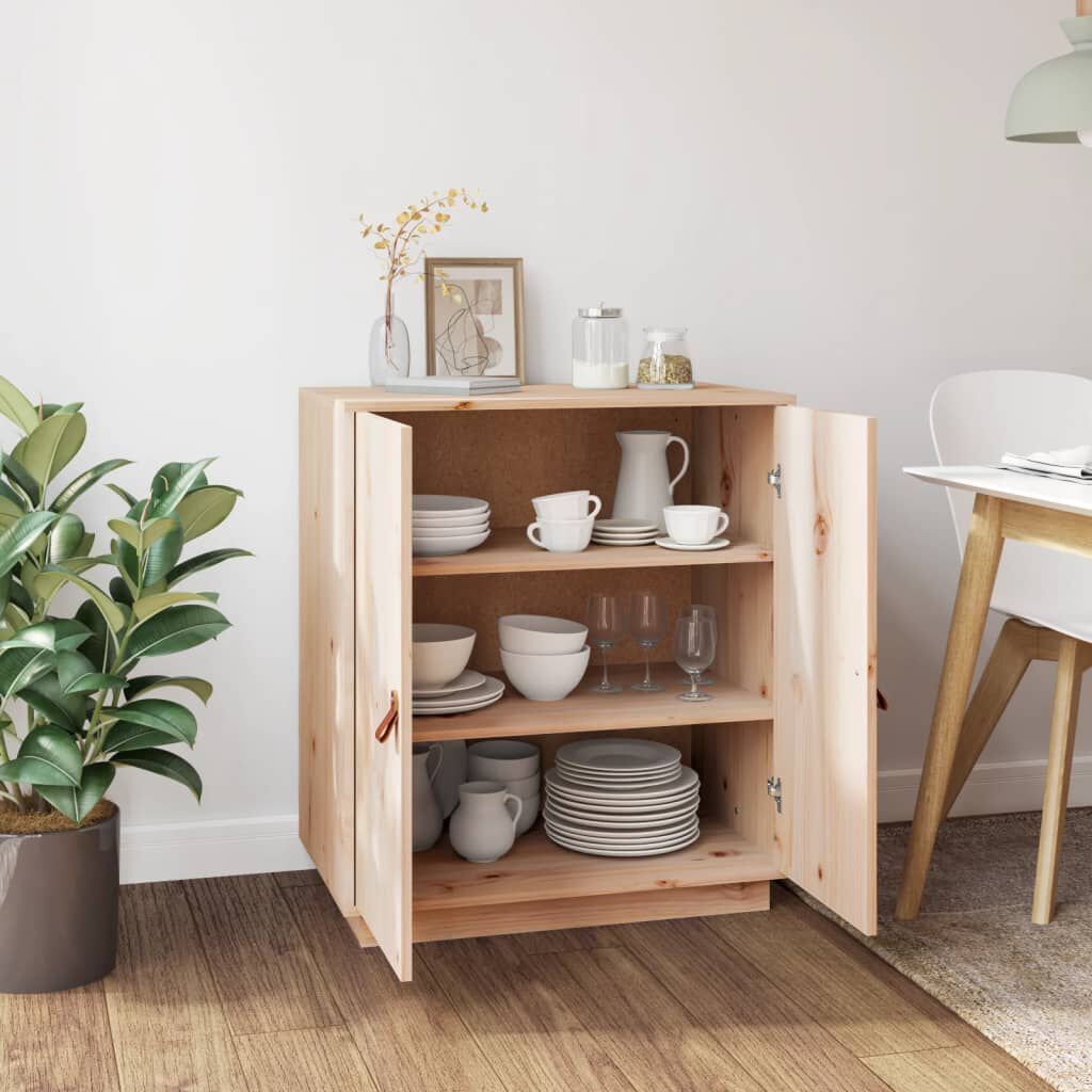 vidaXL Sideboard 65,5x40x75 cm Massivholz Kiefer
